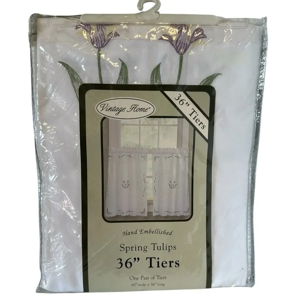 Vintage Home Hand Embellished Spring Tulips 36